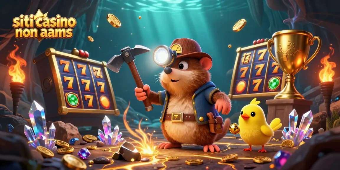 Experience thrilling gaming at siti casino non aams with this vibrant treasure hunt scene.