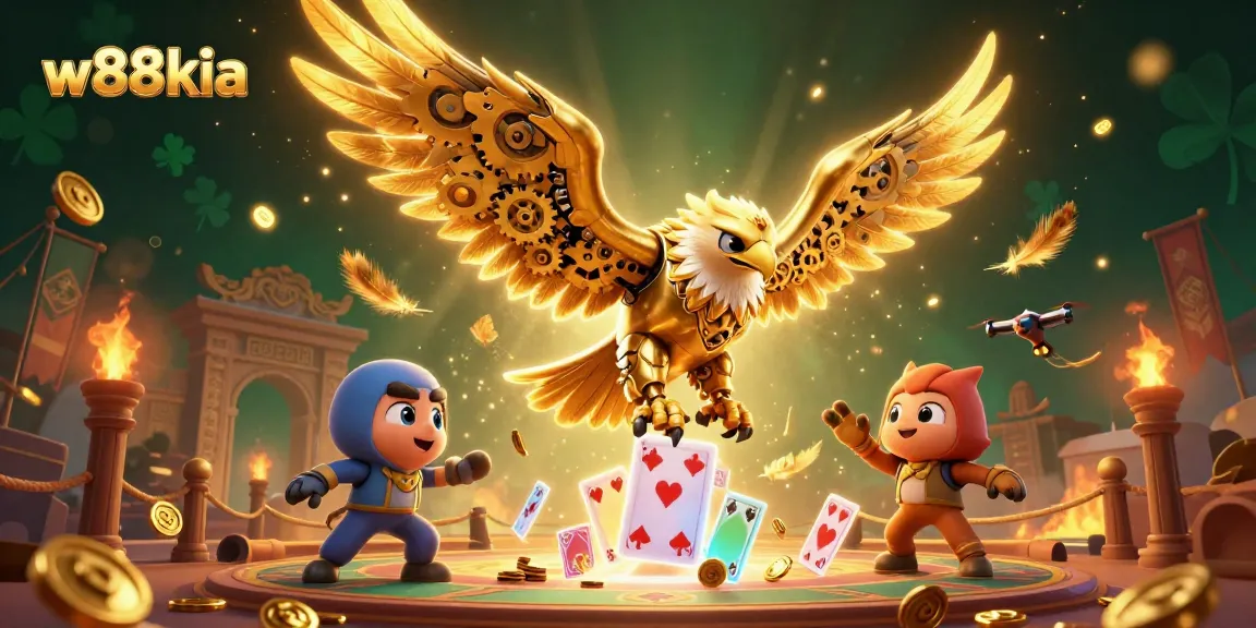 Experience thrilling betting adventures at w88kia with vibrant casino elements and dynamic characters.