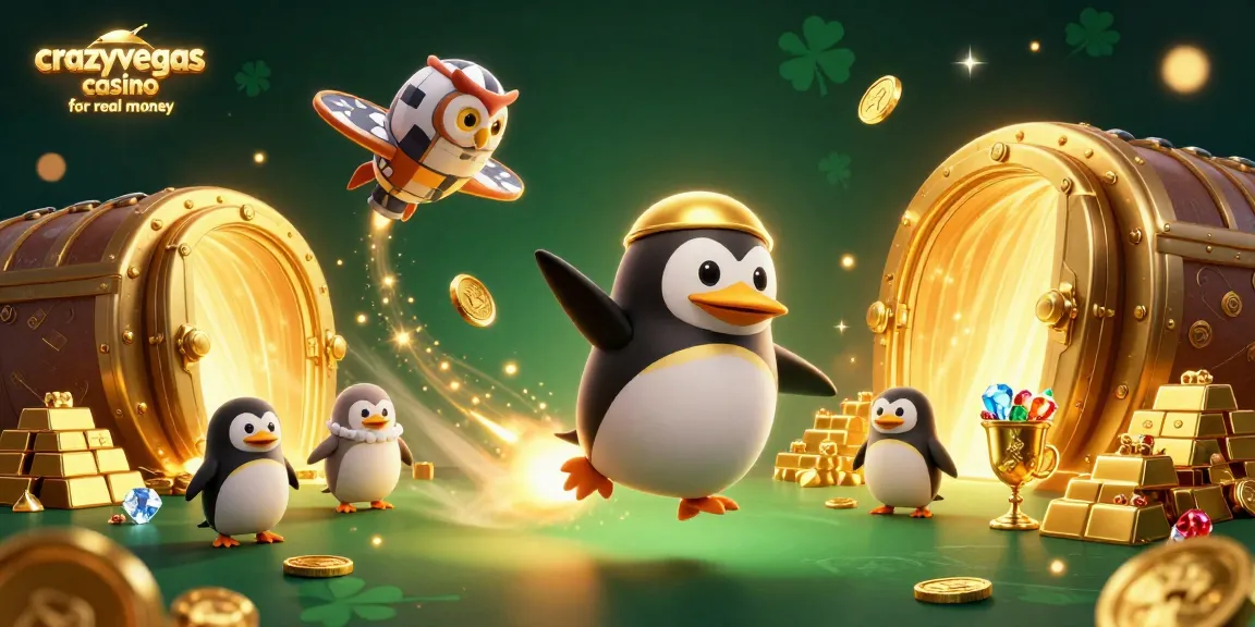 Experience excitement at crazyvegas casino for real money, where golden treasures and vibrant game elements collide.